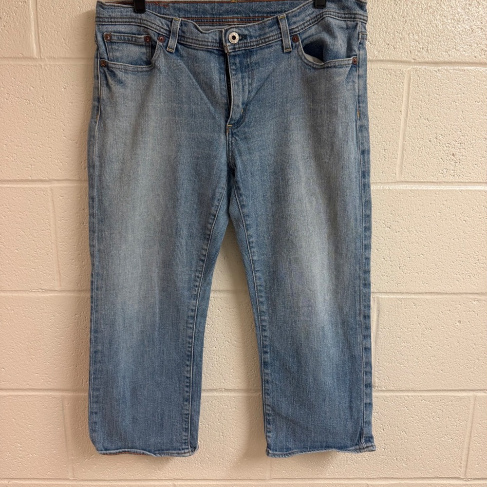 Polo Jeans Co Ralph Lauren Womens Light Wash Denim Capri Jeans 10 Y2K Cropped
